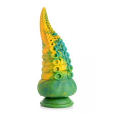 MONSTROPUS KRAKEN - POLIPKAR SZILIKON DILDÓ - 22CM (SÁRGA-ZÖLD) műpénisz, dildó