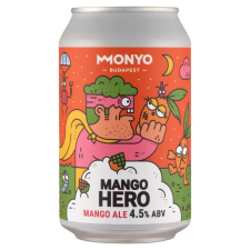 Monyo Mango Hero Ale felsőerjesztésű szűretlen sör mangóval 4,5% 330 ml sör