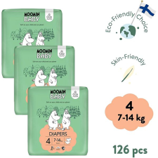 Moomin Baby 4 Maxi 7-14 kg (126 db) pelenka