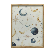 MOON HARMÓNIA FESTÉS VÁSZONRA KERET NÉLKÜL 50x70 CM PREMIUM VÁSZON grafika, keretezett kép