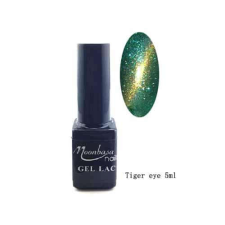 Moonbasanails Tiger Eye lakkzselé - 808 - abszint zöld műköröm zselé