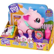 MOOSE TOYS Little Live Pets: Piggly a kismalac kreatív és készségfejlesztő