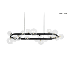  MOOSEE Alure Oval 120 Modern Üvegbúrás Függőlámpa Fekete világítás