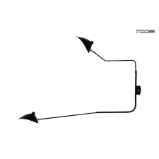 Moosee MOOSEE fali lámpa RAVEN 2 - alumínium, szénacél világítás