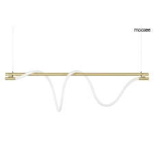 Moosee Moosee Serpiente 120 Függőlámpa Arany Textil Hullám LED világítás