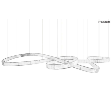 Moosee MOOSEE WAVE 380 krómozott függőlámpa világítás
