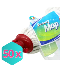  Mopfej Beauty 120gr-os, fehér KARTON - 50db takarító és háztartási eszköz