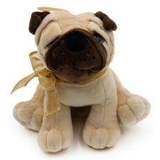 Mopsz plüss kutya - 15 cm plüssfigura