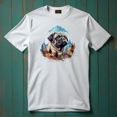  Mopsz póló (Férfi)(Áttetsző)