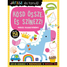 Móra Kiadó Játssz és tanulj! - Kösd össze, és színezz! - Matricás foglalkoztatókönyv - több mint 250 matricával gyermek- és ifjúsági könyv