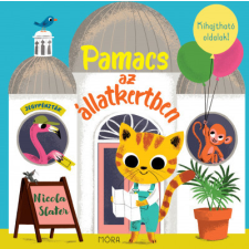 Móra Kiadó Pamacs az állatkertben - Kihajtható oldalak! gyermek- és ifjúsági könyv