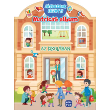 Móra Könyvkiadó Az iskolában - Játsszunk együtt! - matricás album gyermek- és ifjúsági könyv