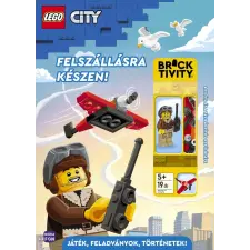 Móra Könyvkiadó Lego City - Felszállásra készen - A pilóta és a távirányítós repülőgépe gyermek- és ifjúsági könyv