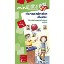 Móra Könyvkiadó Már mondatokat olvasok - LDI249 - Olvasási képességfejlesztő játékok - miniLÜK gyermek- és ifjúsági könyv
