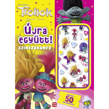 Móra Könyvkiadó Trollok - Újra együtt! - Színezőkönyv - Több mint 50 pufi matricával gyermek- és ifjúsági könyv