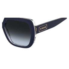 Moschino Női napszemüveg Moschino MOL082/S 07W/9O, műanyag, kék, 56 mm