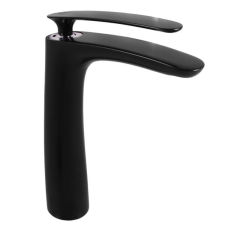  Mosdó csaptelep RAV SLEZÁK TIGRIS leeresztőszelep nélkül fekete matt/króm TG130.5CMATC csaptelep