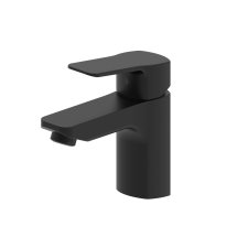  Mosdó csaptelep SAT Cube Way leeresztőszelep nélkül fekete matt CU271C csaptelep