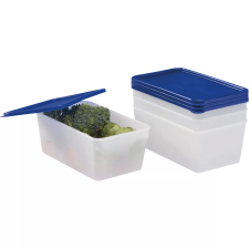 MOSER Műanyag ételtároló doboz, 3 db, tartalom: 1,00 liter papírárú, csomagoló és tárolóeszköz