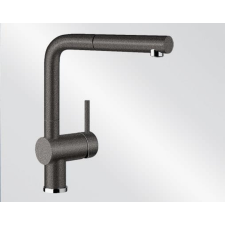  Mosogató csaptelep Blanco LINUS - S kihúzható zuhannyal fekete 526148 csaptelep