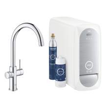 Mosogató csaptelep Grohe Blue Home leeresztőszeleppel króm 31455001 csaptelep