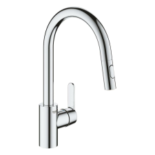  Mosogató csaptelep Grohe Get kihúzható zuhannyal, 2 áram króm 31484001 csaptelep