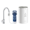 Mosogató csaptelep Grohe Red leeresztőszeleppel króm 30085001