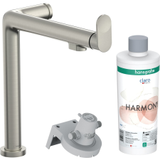 Mosogató csaptelep Hansgrohe Aqittura leeresztőszelep nélkül rozsdamentes acél 76802800 csaptelep