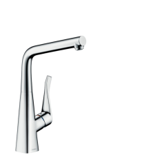 Mosogató csaptelep Hansgrohe Metris M71 forgó karral króm 14822000 csaptelep