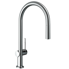 Mosogató csaptelep Hansgrohe Talis kihúzható zuhannyal króm 72802000 csaptelep