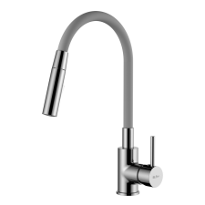 Mosogató csaptelep S-Line Pro szilikon karral szürke / króm SIKOBSLPRO290S2F csaptelep