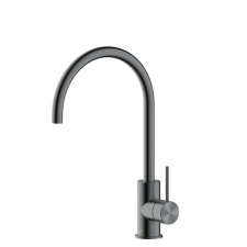 Mosogató csaptelep SAT Aurum forgó karral csiszolt fegyver fém SATBAUR280BGM csaptelep