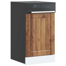  Mosogatógép panel Lucca régi fából színű fából készült műfa bútor