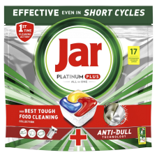  Mosogatógép tabletta 17 db/csomag Jar Platinum Plus Lemon tisztító- és takarítószer, higiénia