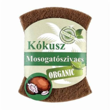 . Mosogatószivacs, 2 db, BIO NATURAL, kókusz tisztító- és takarítószer, higiénia