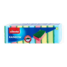  Mosogatószivacs Vileda Rainbow színes 9 db tisztító- és takarítószer, higiénia