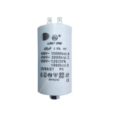  Mosógép indítókondenzátor 45UF 450V beépíthető gépek kiegészítői