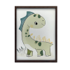  MOSOLYGÓ DINOSZAUROR VÁSZFESTÉSE A FALRA PREMIUM VÁSZON 30x40 CM