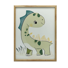 MOSOLYGÓ DINOSZAURUS FALI PLAKÁT KERET NÉLKÜL 70x100 CM grafika, keretezett kép