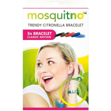 MosquitNO Classic karkötő kapoccsal, 5 darab, (többszínű) karkötő