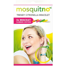 MosquitNO Summer karkötő csattal, 5 darab (többszínű) karkötő