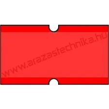 Motex 21x12mm árazócímke - FLUO piros - eredeti OLASZ (1.000db/tek) árazószalag árazógép