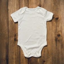 Mothercare Fehér rövid ujjú body rugdalózó