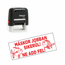 Motivációs bélyegző MÁSKOR JOBBAN SIKERÜL! NE ADD FEL! lenyomattal kreatív és készségfejlesztő