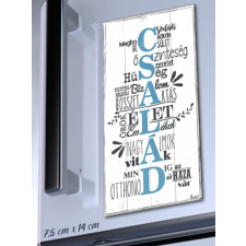  Motivációs hűtőmágnes - Családi szabályok hűtőmágnes