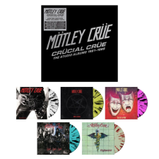  Mötley Crüe  - Crücial Crüe  - The Studio Albums 1981-1989  5LP egyéb zene