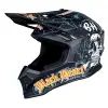  Motocross sisak W-TEC Black Heart Harzdorf, szellőzőnyílások, mosható párnázás, ECE R-22.06 jóváhagyás fekete XL(61-62)