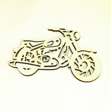  Motor-sziluett, mérete: 11x6,9 cm dekorációs kellék