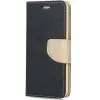  Motorola Moto E22 / E22i, Oldalra nyíló tok, stand, Fancy Book, fekete/arany