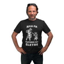  Motoros apa és fia - Férfi Póló férfi póló